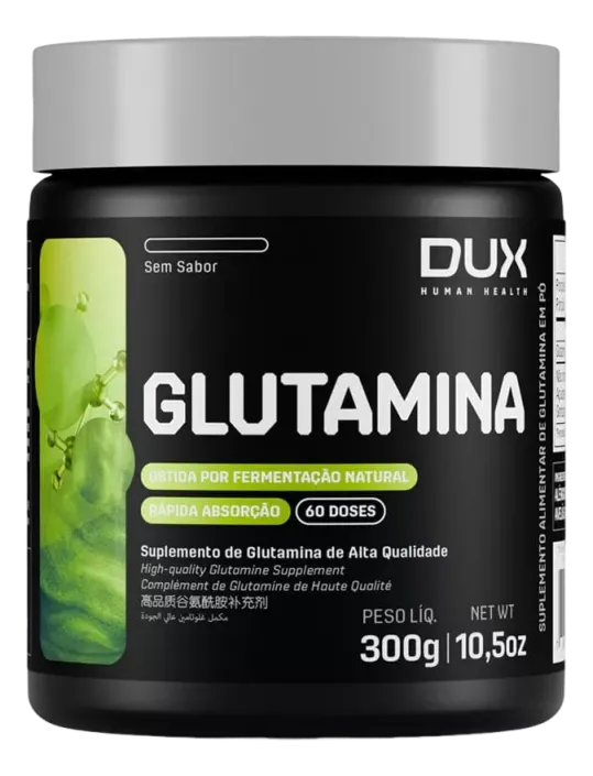 Dux Nutrition Glutamina Pura Grau Farmacêutico