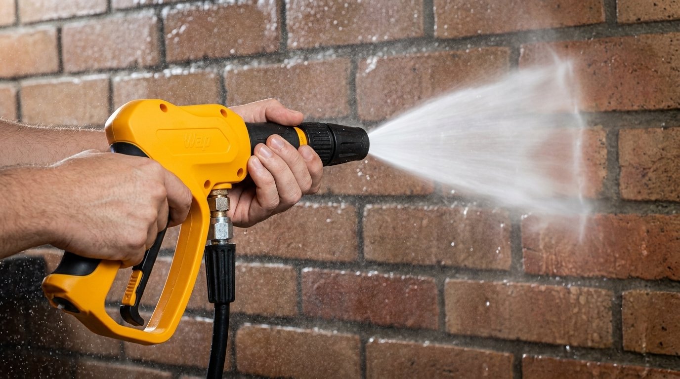 O design ergonômico em conjunto com rodas potentes facilita a mobilidade da sua Lavadora de Alta Pressão WAP.